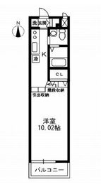 レジディア上野御徒町 1506 間取り図