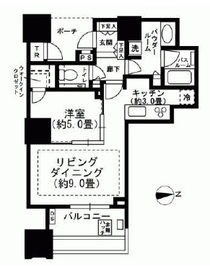 ドゥ・トゥール 37階 間取り図