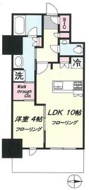 ルミナリータワー池袋 11階 間取り図