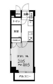 HF武蔵小山レジデンス 205 間取り図