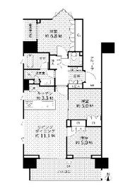 グランドメゾン神楽坂 11階 間取り図