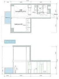 ALBA 702 間取り図