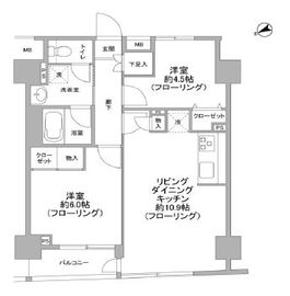 パートナーシップアパートメント 1103 間取り図