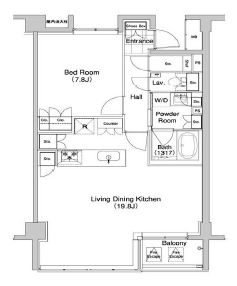 代官山BLESS 303 間取り図