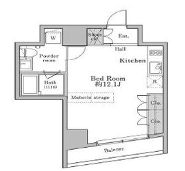 ユニテラス三軒茶屋 504 間取り図