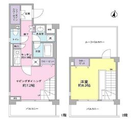 サンピエス桜新町 501 間取り図