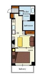 リエトコート元赤坂 6F1 間取り図