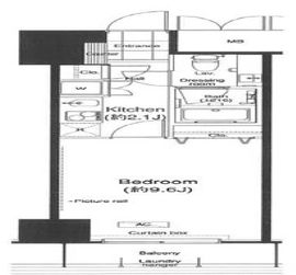 グランハイツ高田馬場 825 間取り図