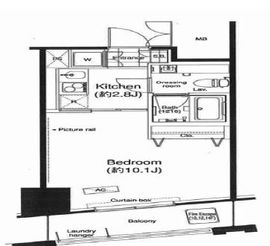 グランハイツ高田馬場 1317 間取り図