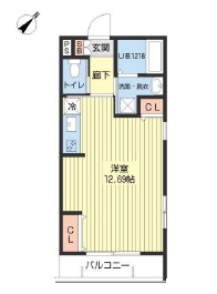 セブンズ白金高輪 301 間取り図