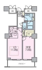 ロイヤルパークスタワー南千住 602 間取り図