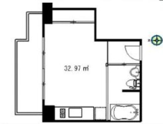 ベルファース駒場 303 間取り図