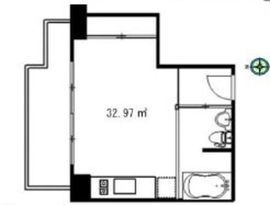 ベルファース駒場 303 間取り図
