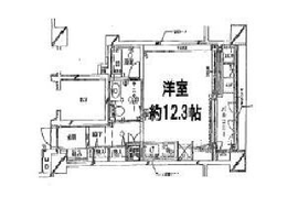 朝日サテライト六本木 4階 間取り図