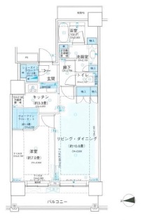 ベイクレストタワー 37階 間取り図