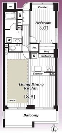 グランコピエ広尾 2階 間取り図