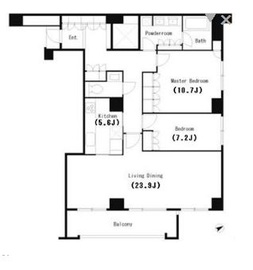 麻布第一マンションズ 213 間取り図