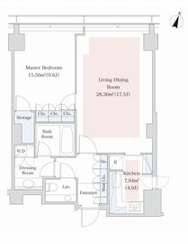 ラ・トゥール青葉台 2403 間取り図