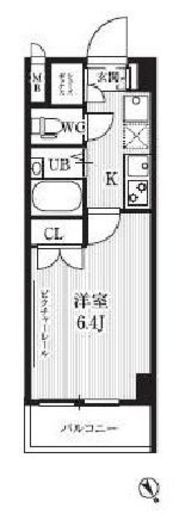 HF武蔵小山レジデンス 607 間取り図