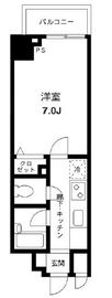プライムアーバン飯田橋 804 間取り図