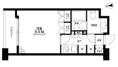 オーキッドレジデンス神楽坂 327 間取り図