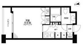 オーキッドレジデンス神楽坂 327 間取り図