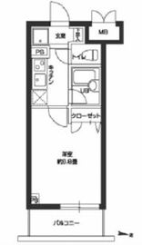 カスタリア住吉 302 間取り図