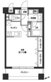 カスタリア中野 1001 間取り図