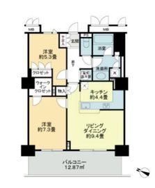 ストーリア品川 1004 間取り図