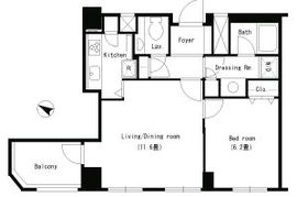 芝浦レジデンス 504 間取り図