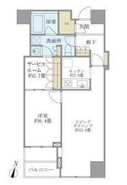 大崎ウエストシティタワーズ ウエスト 10階 間取り図