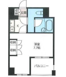 エスティメゾン浅草駒形 606 間取り図