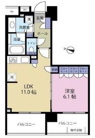 クオリア南麻布 4階 間取り図