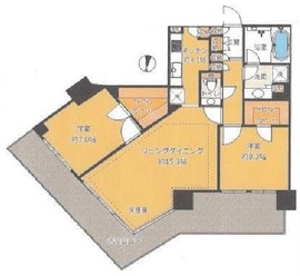 アーバンドックパークシティ豊洲タワー 29階 間取り図