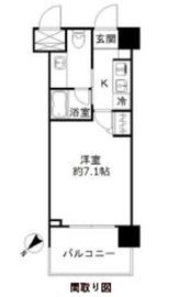 フォレシティ豊洲 502 間取り図