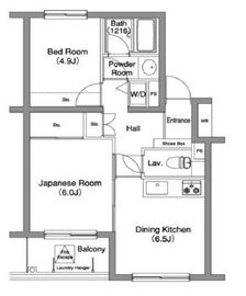 コンフォリア千石 107 間取り図