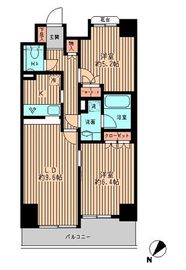 日本橋ファーストレジデンス 1206 間取り図