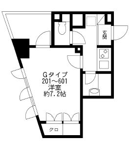 プライムアーバン番町 601 間取り図