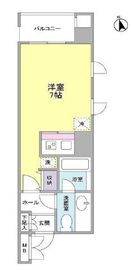 アサンブレ恵比寿 603 間取り図