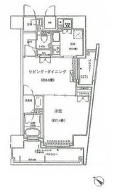 コンフォリア三宿 404 間取り図