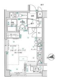 アクシア原宿 3階 間取り図