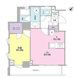 スタイリオ中延駅前 601 間取り図