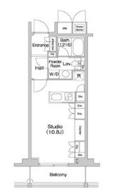 コンフォリア北参道 805 間取り図