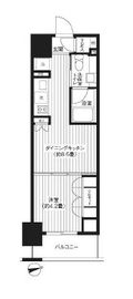 レジディア新御徒町 404 間取り図