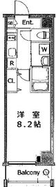 クレヴィスタ門前仲町グラン 2階 間取り図