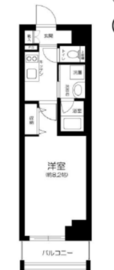 クレヴィスタ門前仲町グラン 3階 間取り図