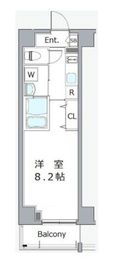 クレヴィスタ門前仲町グラン 8階 間取り図