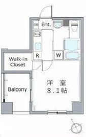 クレヴィスタ門前仲町グラン 2階 間取り図