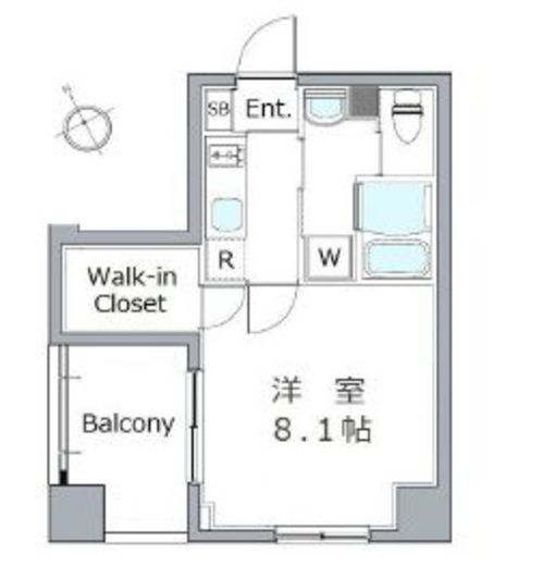クレヴィスタ門前仲町グラン 4階 間取り図