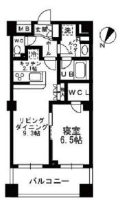 シャンピアグランデ深沢 202 間取り図